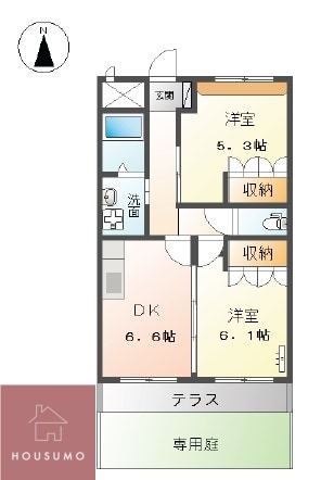 クレアートの物件間取画像