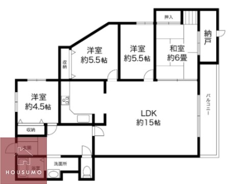 グランドハイツ豊中の物件間取画像