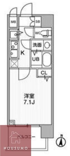 La Douceur新大阪の物件間取画像