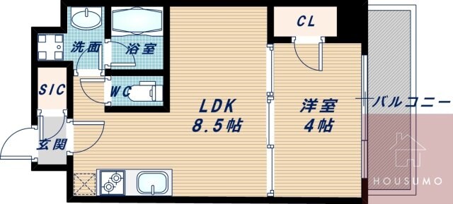 ブエナビスタ江坂広芝町の物件間取画像