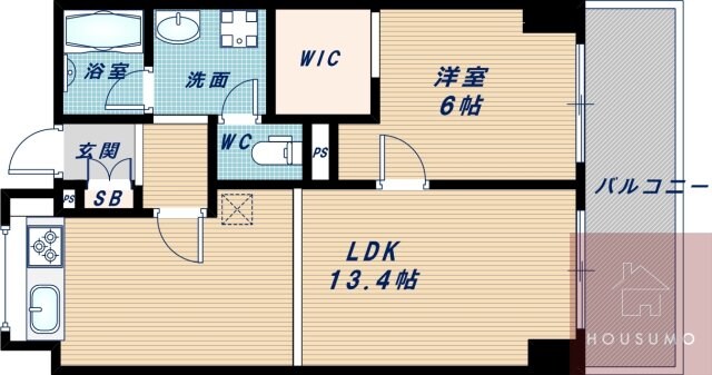 緑地JIROⅡの物件間取画像