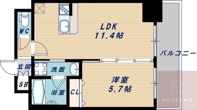 ORSUS新大阪の物件間取画像