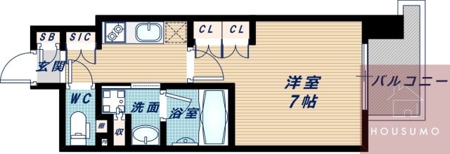 アーバネックス江坂広芝の物件間取画像