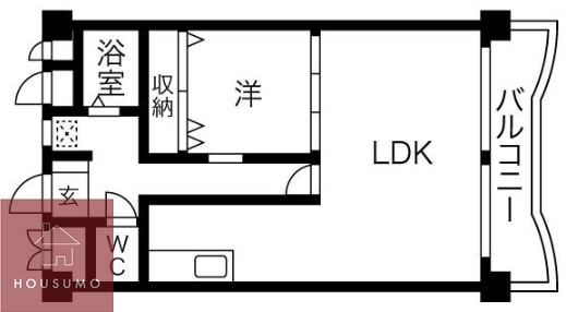 カルム緑地公園Vの物件間取画像