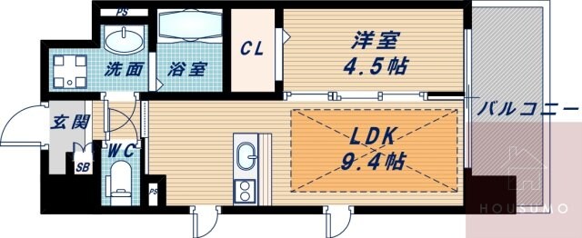 第22関根マンションの物件間取画像