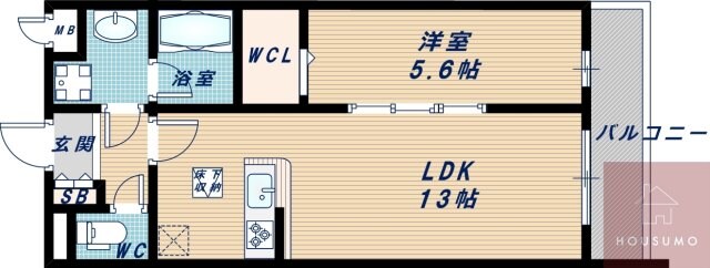 グランフェニックスの物件間取画像