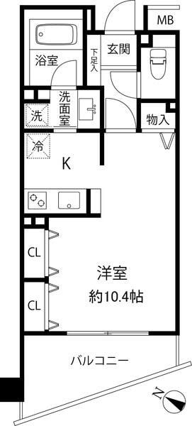 グレイスコート志村三丁目の物件間取画像