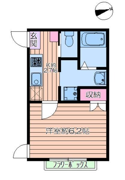 ＲＳ・フィルス東尾久の物件間取画像