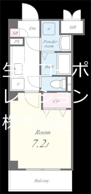 ディアコート東尾久の物件間取画像