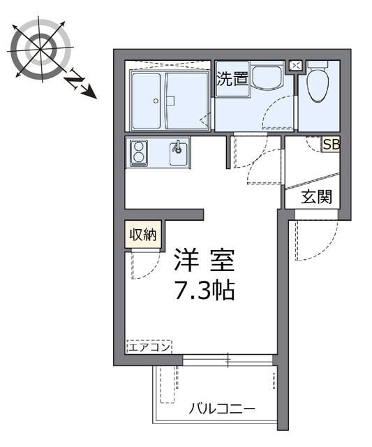 パームマンション滝野川の物件間取画像