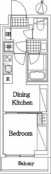 ハーモニーレジデンスコンフォートグランドの物件間取画像