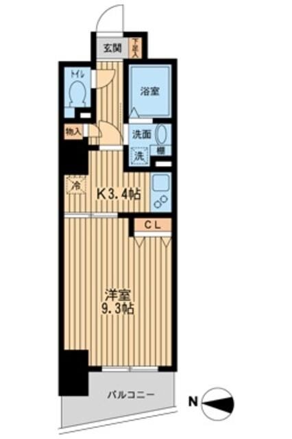 エクセリア池袋ＷＥＳＴⅡの物件間取画像