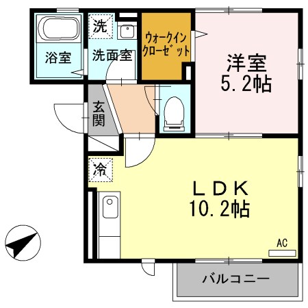 サンクレールの物件間取画像