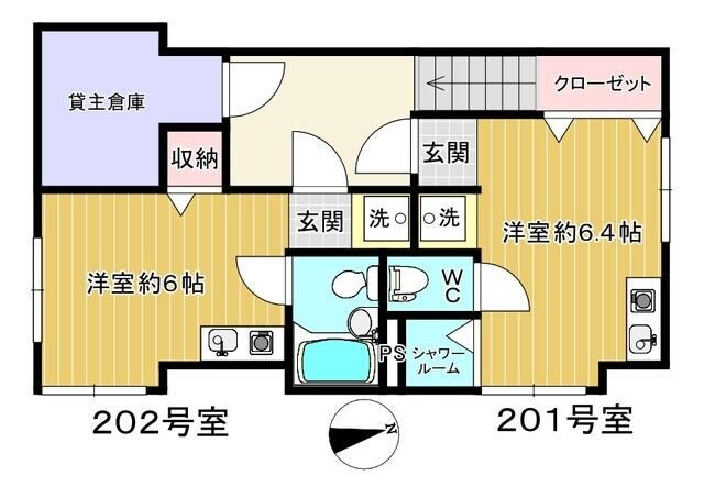 平塚荘の物件間取画像