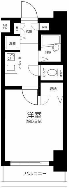 菱和パレス護国寺駅前の物件間取画像