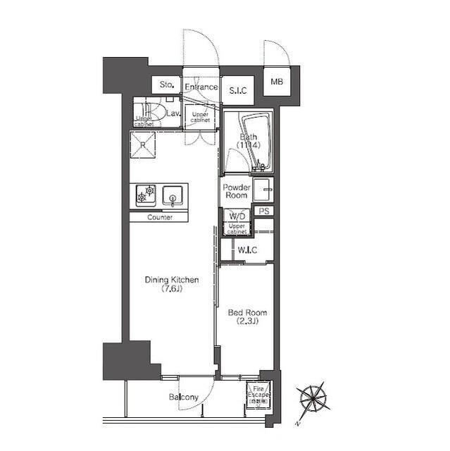 コンフォリア滝野川の物件間取画像