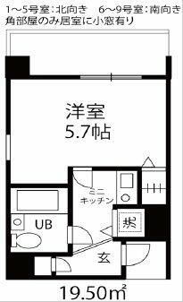 フラタニティ赤羽の物件間取画像