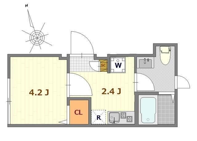 ＣＥＬＥＳＴＥ北町の物件間取画像