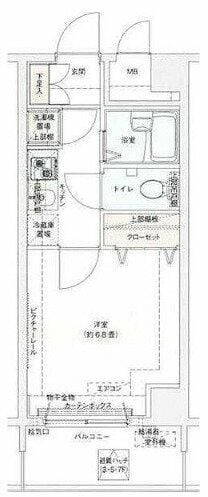 ドルチェ板橋区役所前の物件間取画像