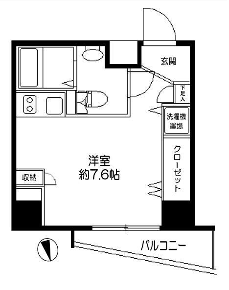 プライマル文京小石川の物件間取画像