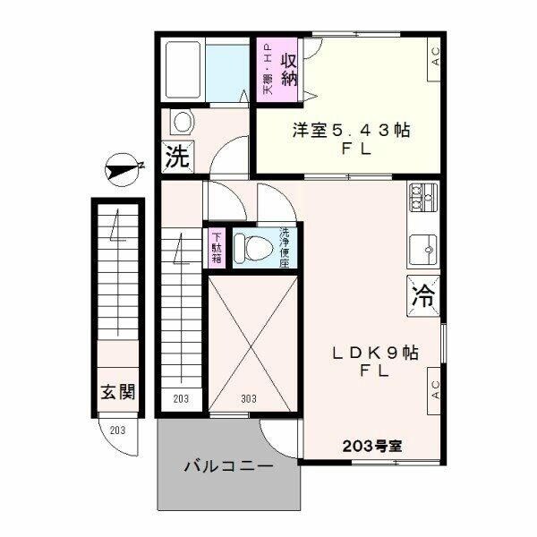 エスパシオの物件間取画像