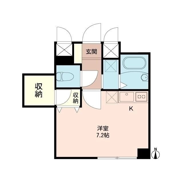 ＦＬＡＴ・Ｎの物件間取画像