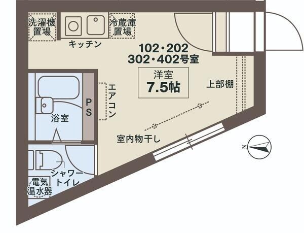 ＣＯＣＯＦＬＡＴ田端Ⅲの物件間取画像