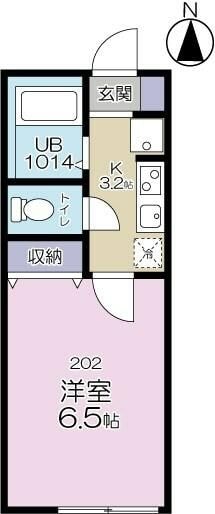 エスパーダ赤塚の物件間取画像