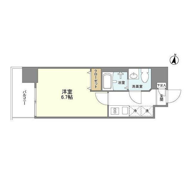 アルファコート西川口２３の物件間取画像