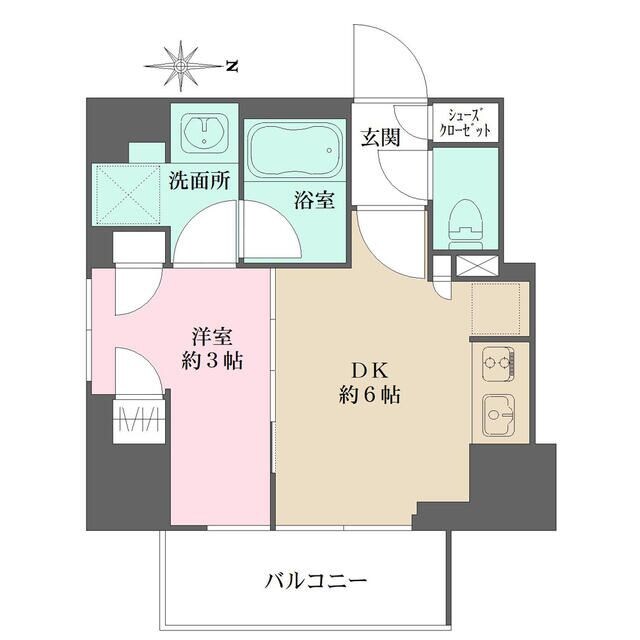 プライムアーバン西日暮里フロントの物件間取画像