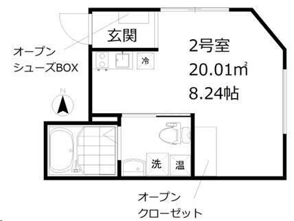 ＭＹＴＨＯＳ　ＭＡＣＨＩＹＡの物件間取画像