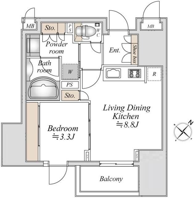 Ｌａ　Ｄｏｕｃｅｕｒ巣鴨の物件間取画像