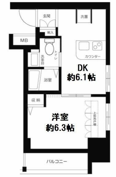 エステムプラザ飯田橋タワーレジデンスの物件間取画像