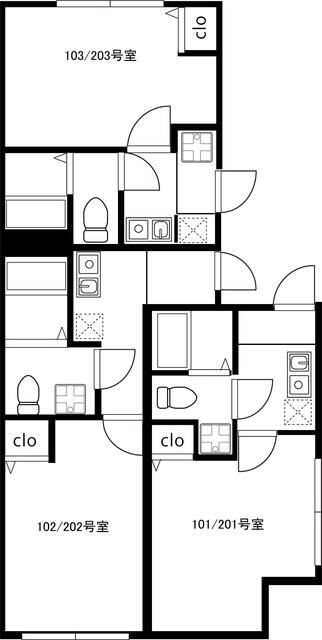 エスペランサ氷川台の物件間取画像