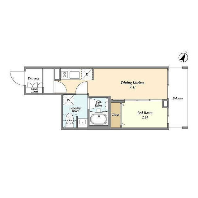 シーズンフラッツ中十条の物件間取画像