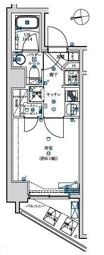 フェルクルールプレスト目白の物件間取画像