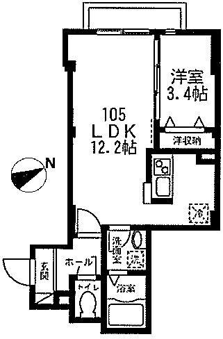 ドヌール長崎の物件間取画像