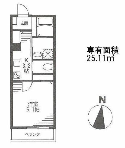 ソレイユ上板橋の物件間取画像