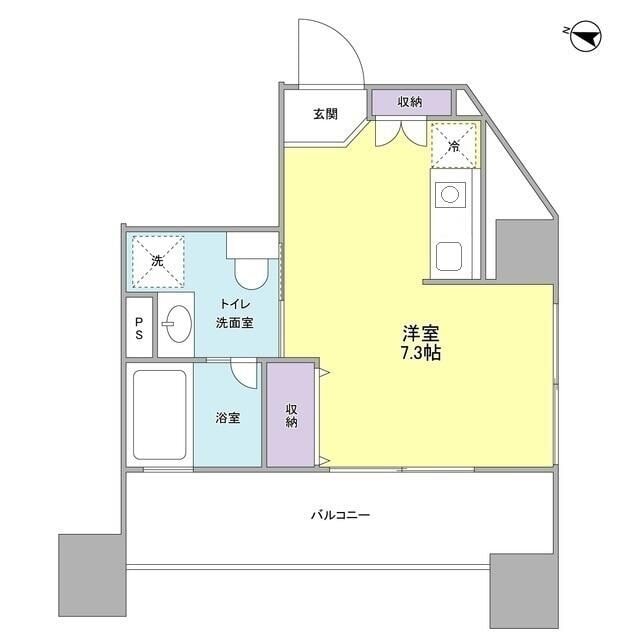 ロネスタＲ文京護国寺の物件間取画像