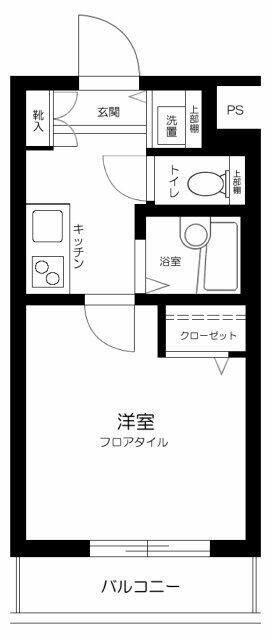 スカイコート中村橋第３の物件間取画像