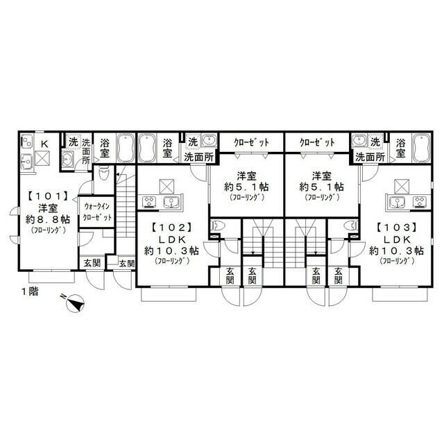フォンターナ旭丘の物件内観写真