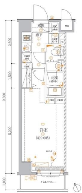 アルテシモフェリオの物件間取画像