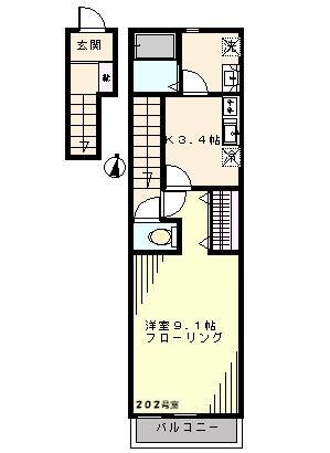 千駄木Ｊマンションの物件間取画像