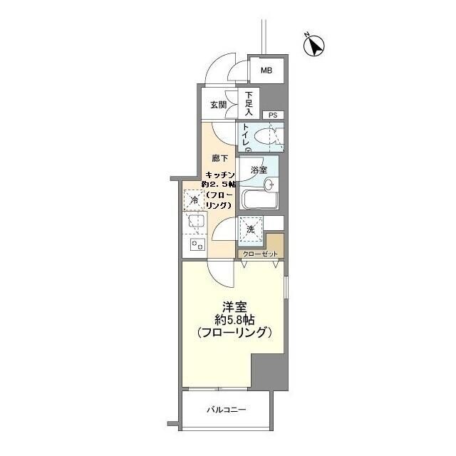 ステージファースト本駒込Ⅱの物件間取画像