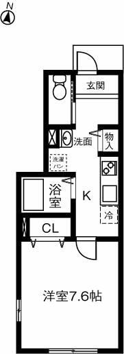 ソレイユ　イーストの物件間取画像