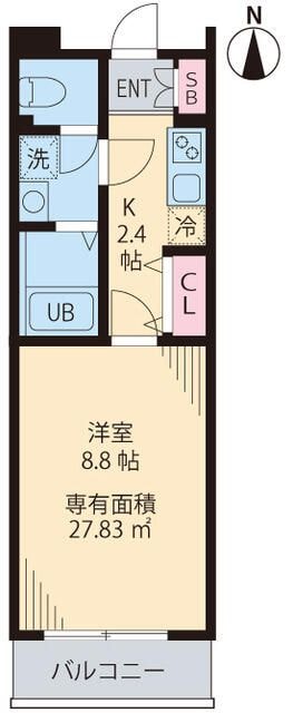 シティコート千川の物件間取画像