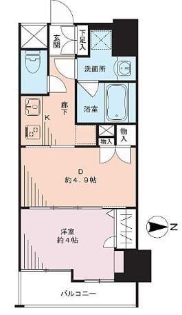 日神デュオステージ池袋の物件間取画像