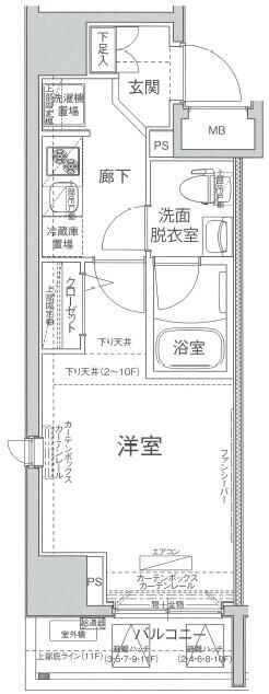アイル西日暮里イーストの物件間取画像