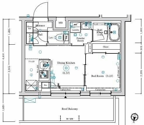 ＬＵＭＥＥＤ赤羽ＮＯＲＴＨの物件間取画像