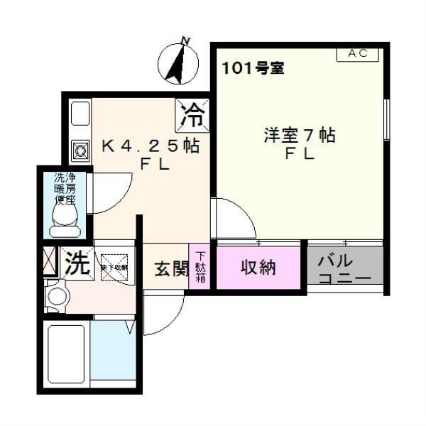 ハウスＣＵＢＥ２（ハウスキューブツー）の物件間取画像